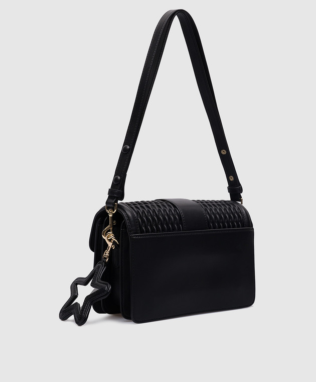 Versace Jeans Couture - Black messenger bag with baroque