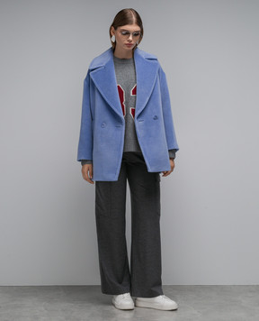 Max Mara Gray Orlando wool cargo ORLANDA