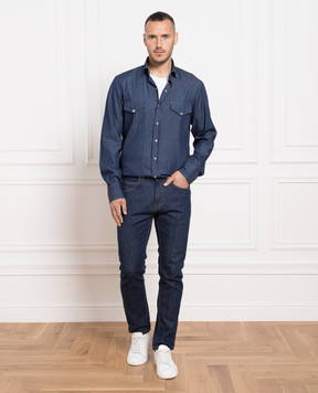 Primo Imperatore Blue denim shirt ARTGPE2023