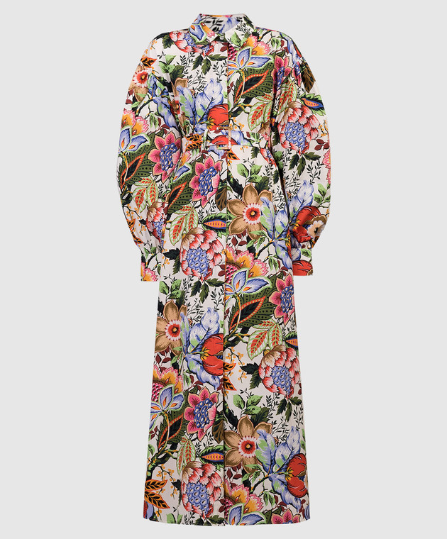 【ETRO】フローラルプリント ボタンアップ シャツドレス ETRO】フローラルプリント ボタンアップ シャツドレス