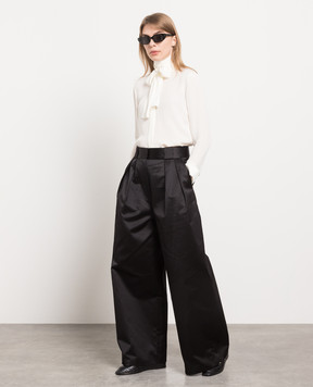 Khaite RICO black palazzos 3100162W162
