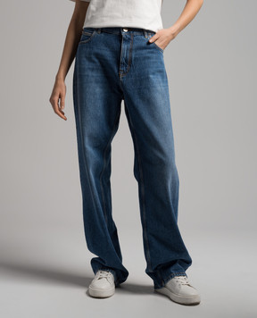 Etro Blue jeans with Pegaso logo embroidery WRNB0005AD171