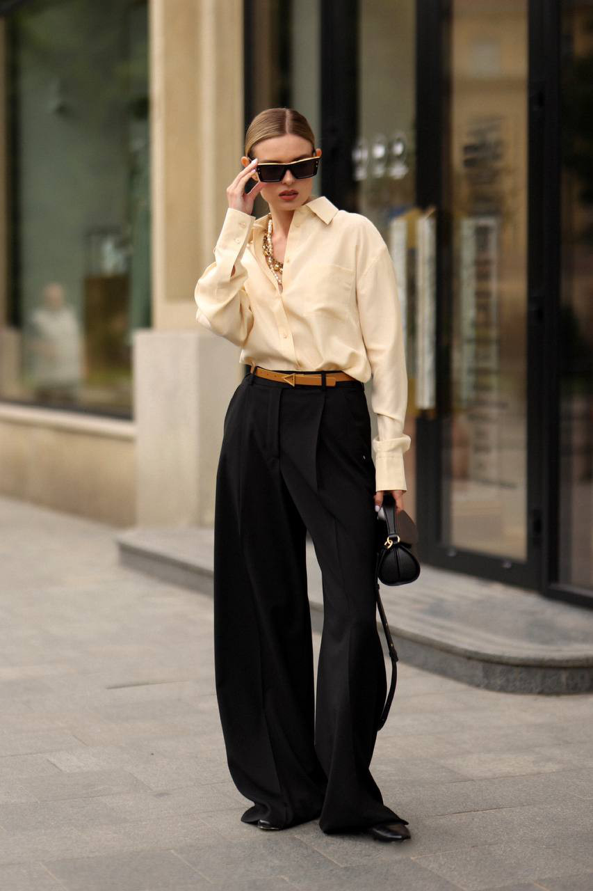 Beige silk shirt Max Mara Sportmax 6