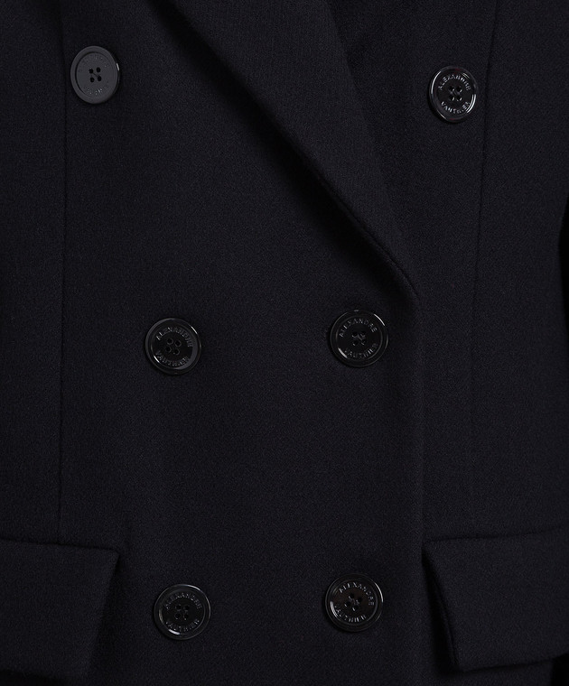 ALEXANDRE VAUTHIER - Black double-breasted coat