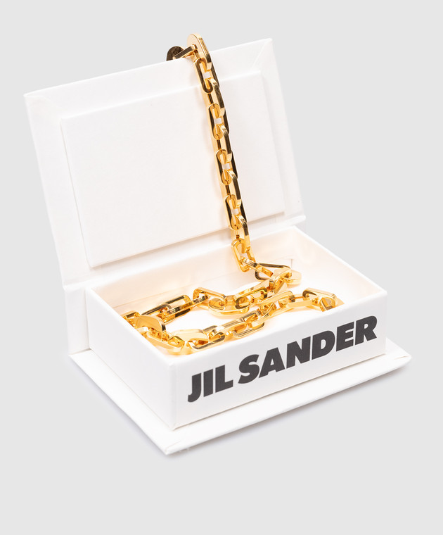 Jil Sander Golden chain necklace J11UU0045P4877 shop with - Main Image