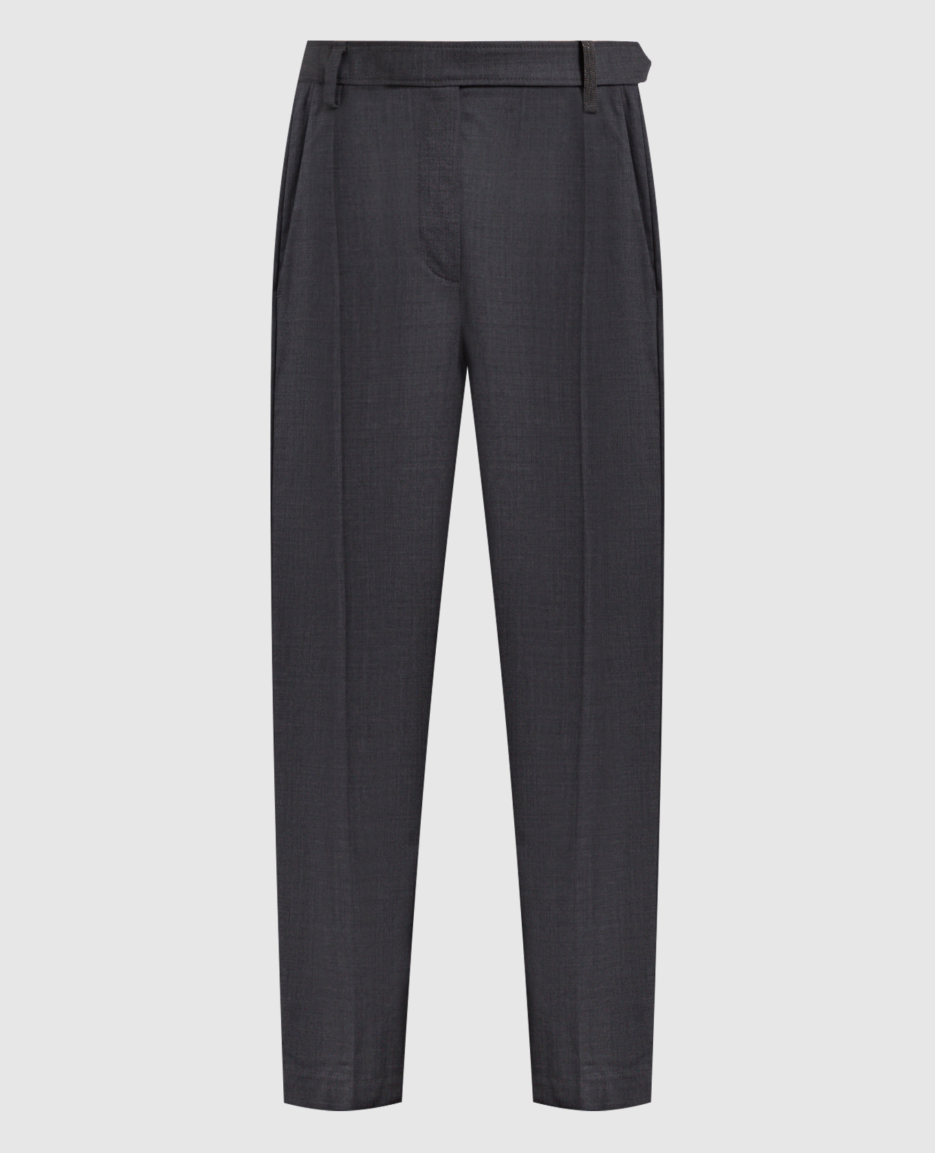 

Charcoal monili trousers Brunello Cucinelli, Grey