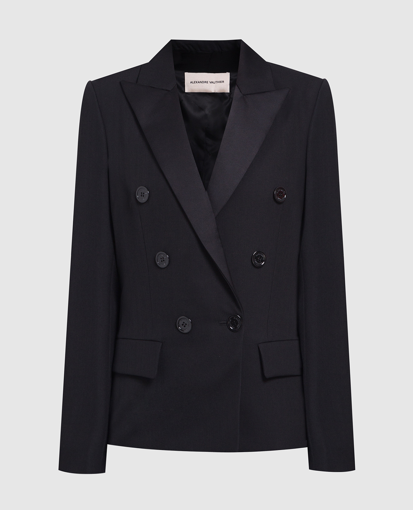 

Black double-breasted wool jacket ALEXANDRE VAUTHIER