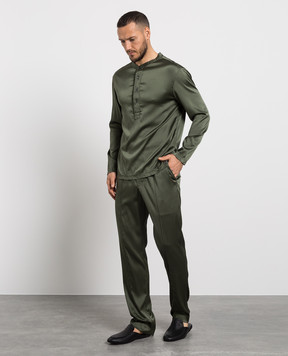 Tom Ford Green silk pajama shirt T4H161010