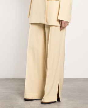 Jil Sander Yellow palazzo J01KA0105J65005