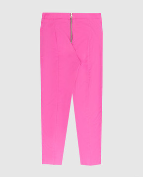 Balmain Children's raspberry wool trousers 6R6A13I00891214