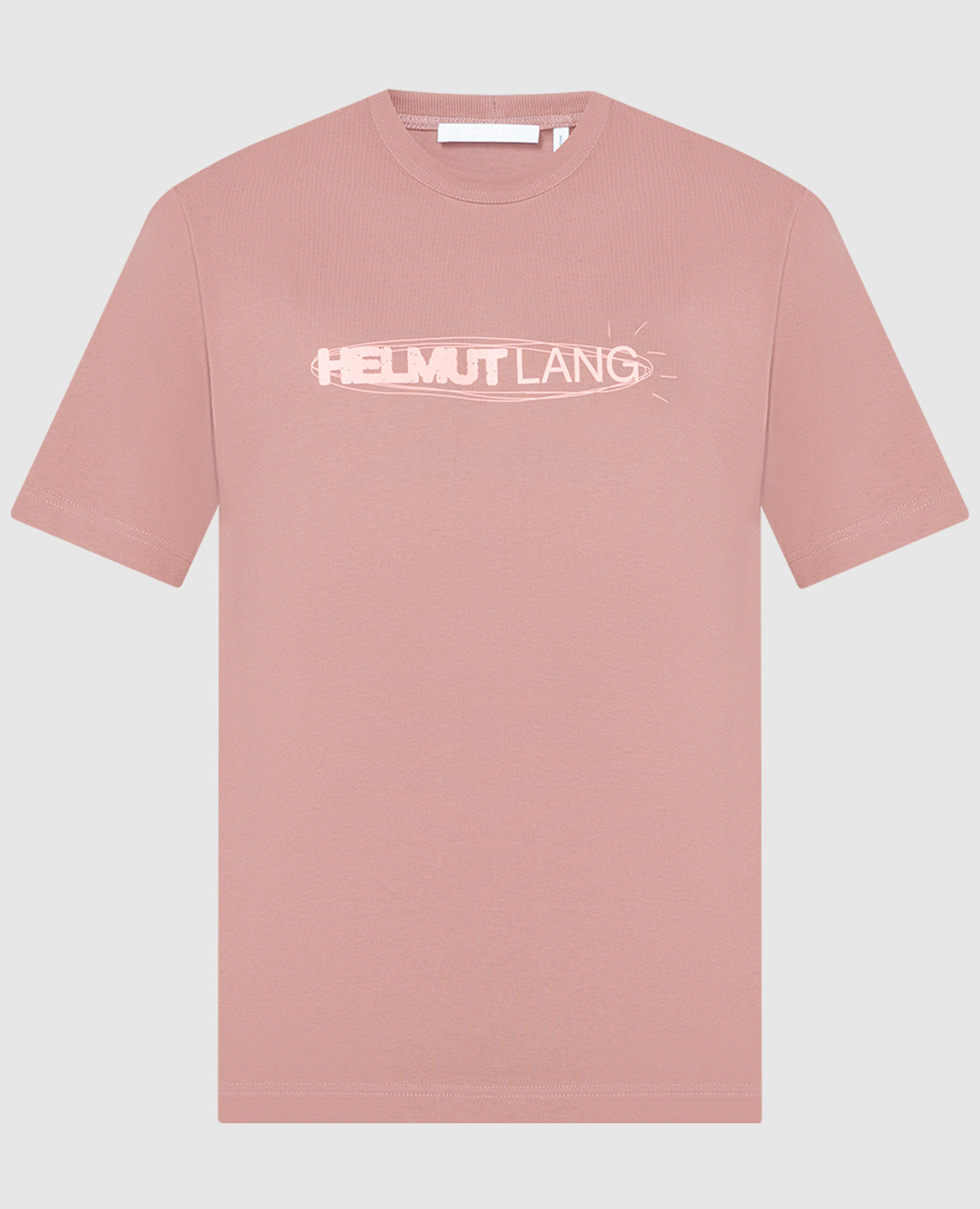 

Pink t-shirt with SPACE logo print Helmut Lang