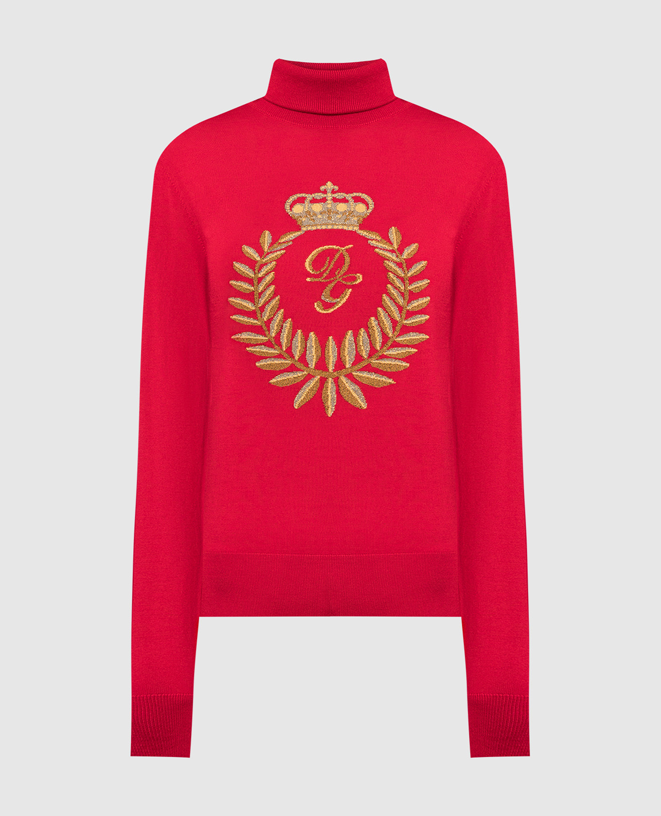 

Burgundy golf with logo pattern Dolce&Gabbana