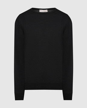 Cashmere&Whiskey Black woolen jumper 92392