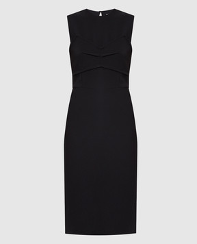 Max Mara Sportmax Black dress with an open back MIRTO