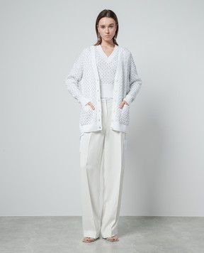 Missoni White cardigan with sequins DS24SM0GBK033O