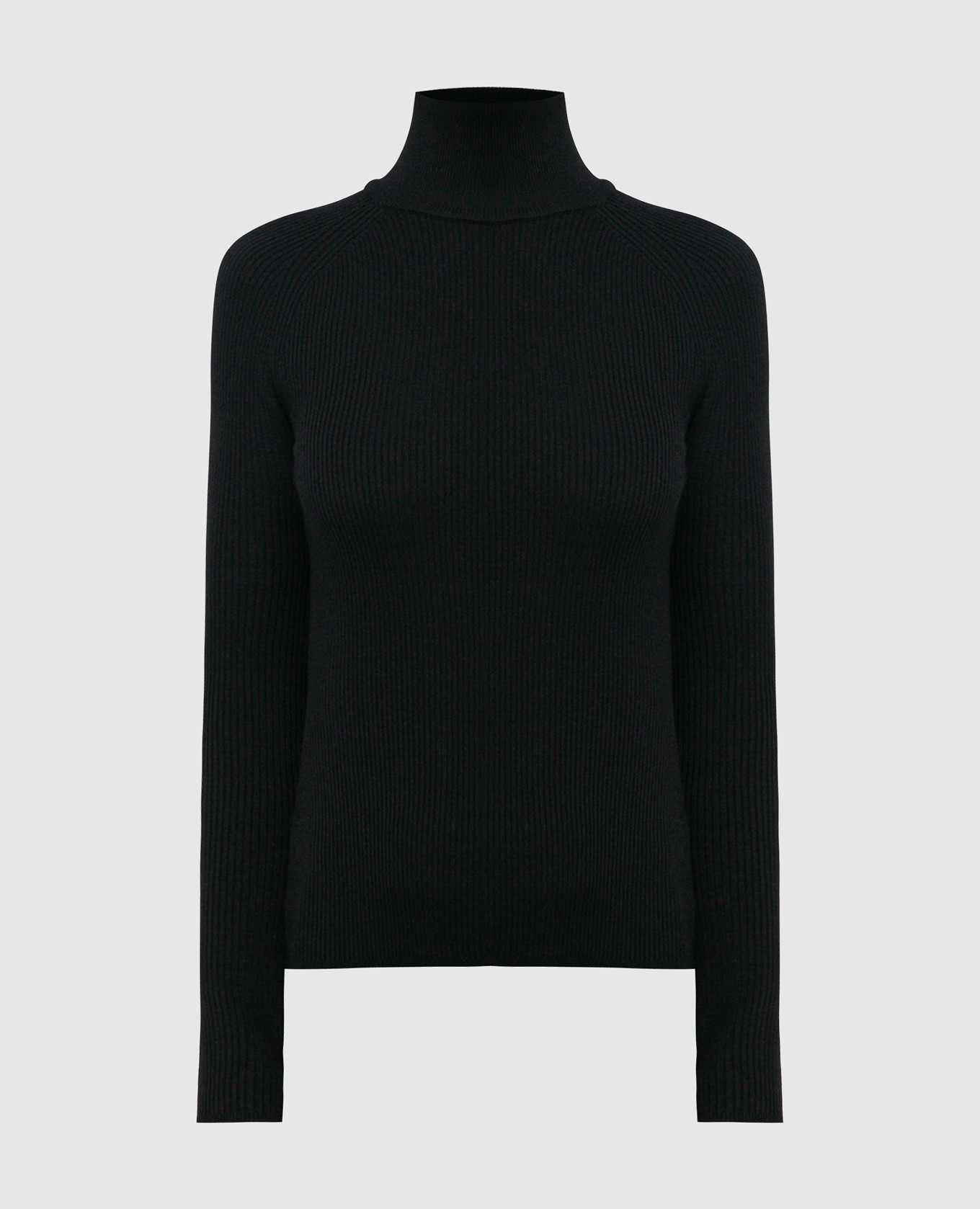 

Black ribbed wool Canard golf Max Mara