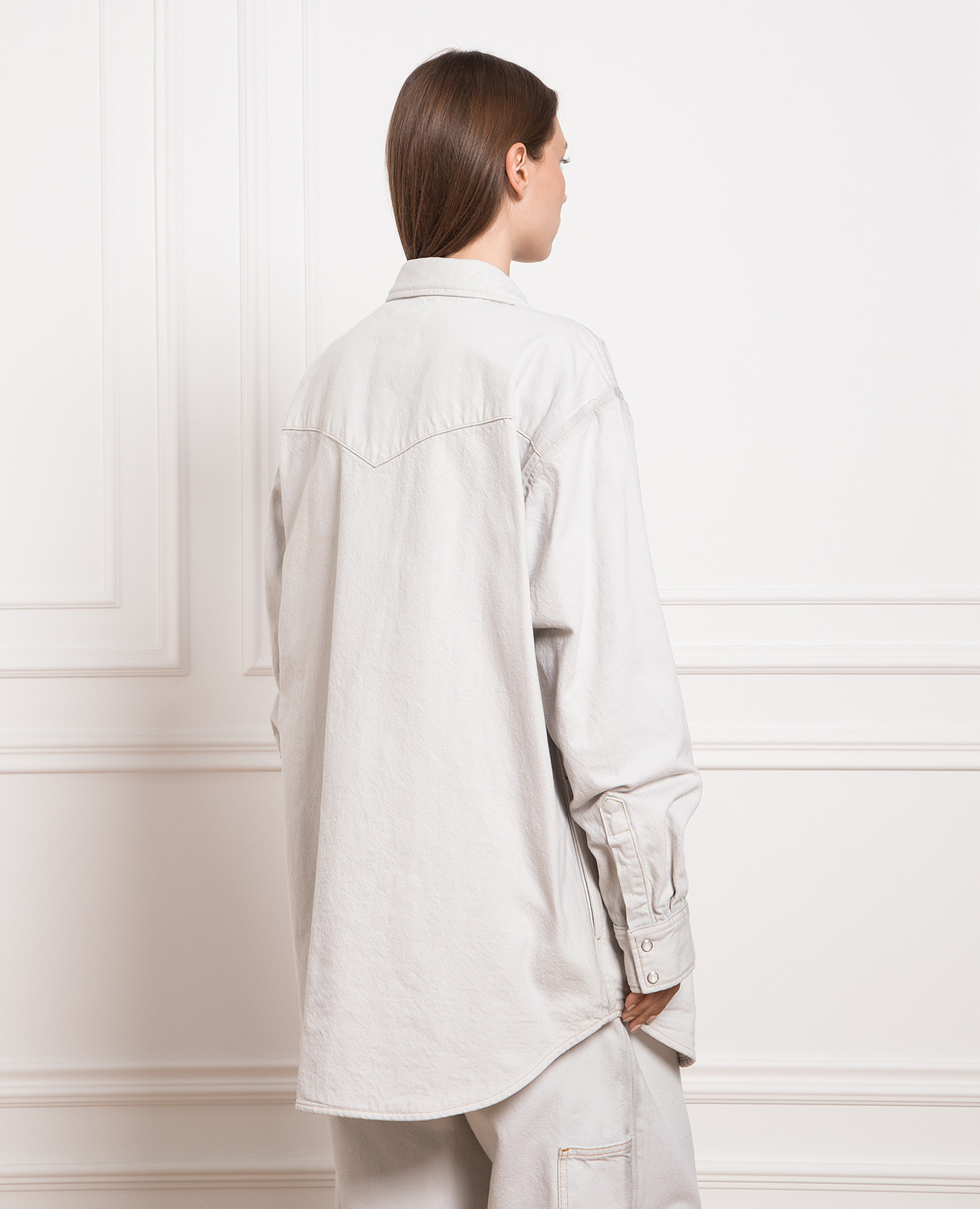 Gray denim jacket Maison Margiela 4