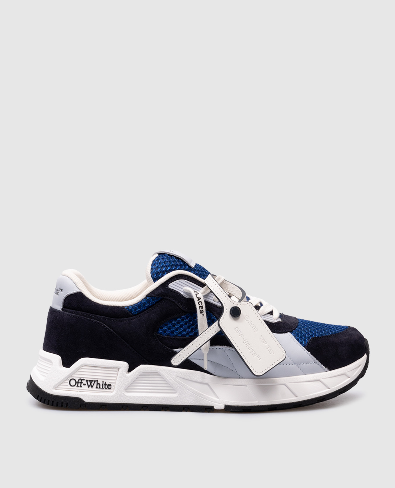 

Blue combo Kick Off sneakers with logo Off-White, Синий