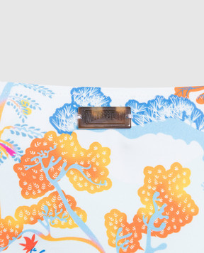 Vilebrequin White panties from the Flamme swimsuit with a print FLAH3H73