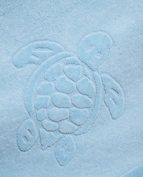 Vilebrequin Blue Sand towel with logo SANH3200m