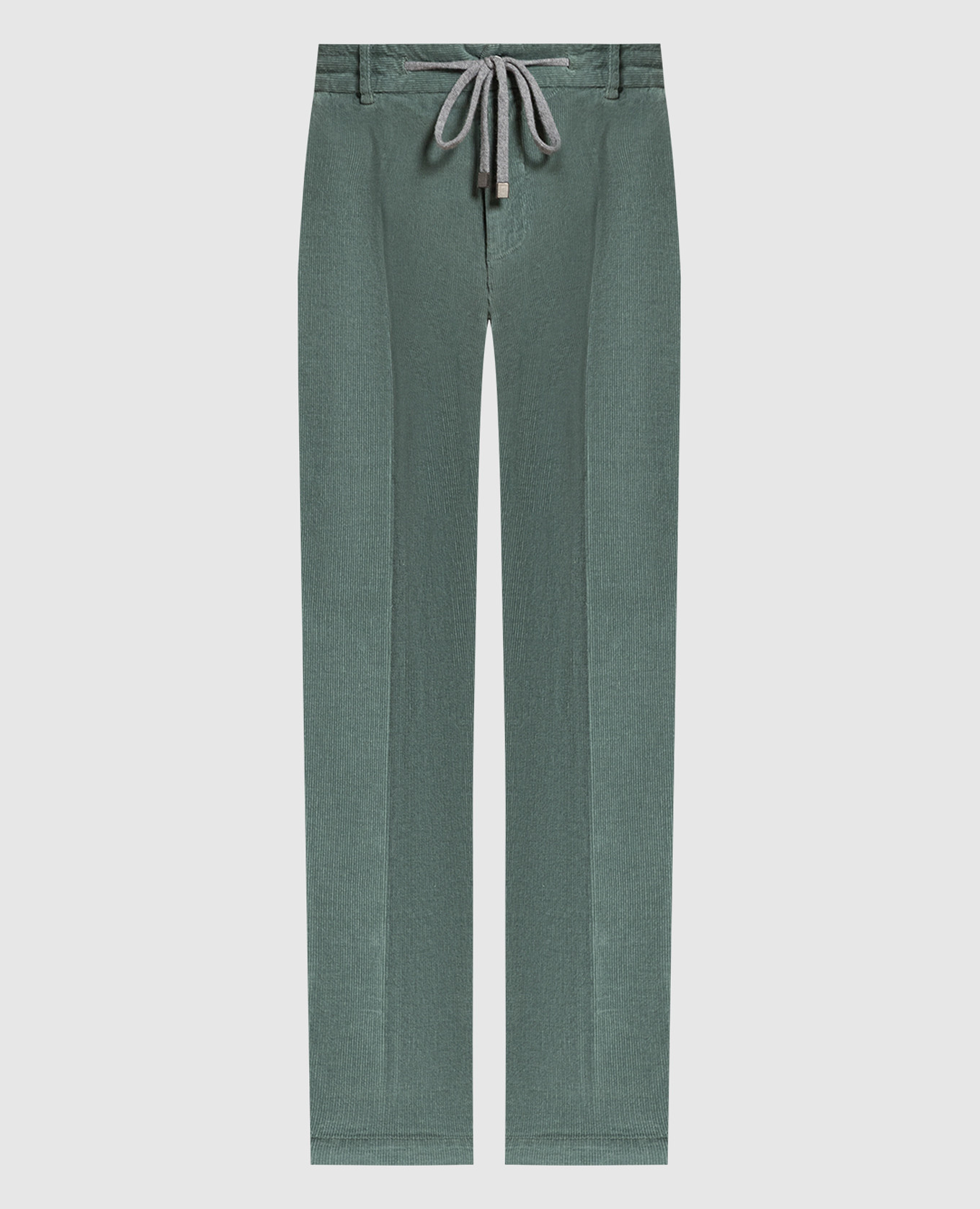 

Green corduroy pants Peserico, Зеленый