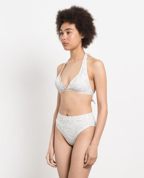 Vilebrequin Beige panties from the Lake swimsuit in a print LAKU3H69