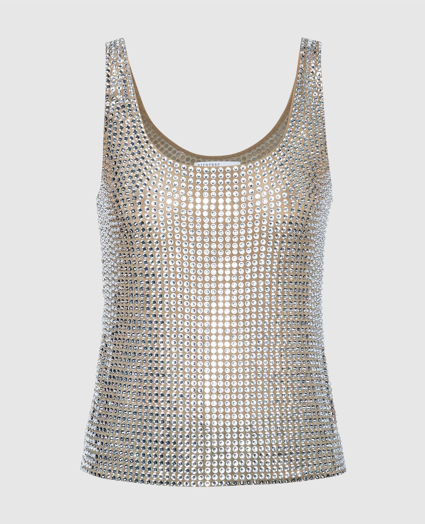 

Silver top with crystals Giuseppe Di Morabito Milano