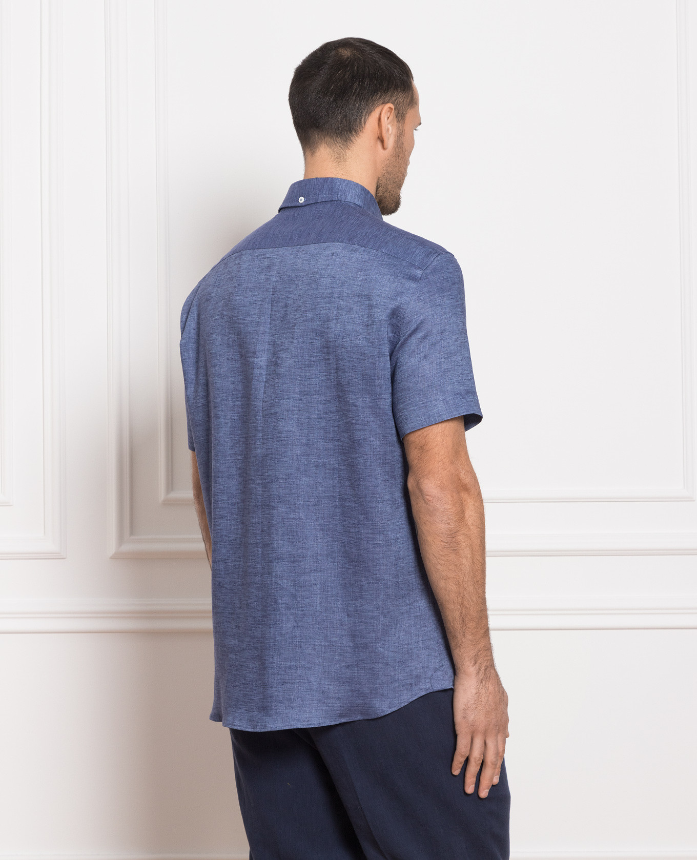 

Blue linen shirt Brunello Cucinelli