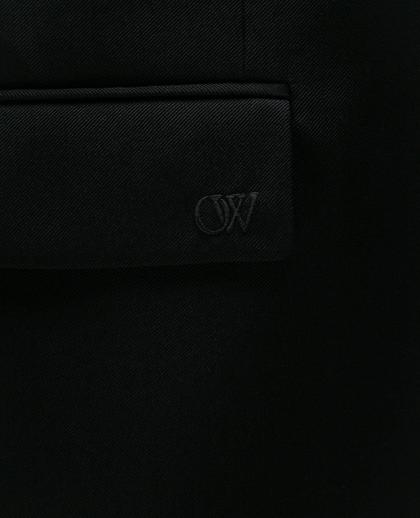 Black wool blazer Off-White 5