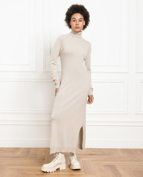 Babe Pay Pls Beige cashmere dress MD9721307341R