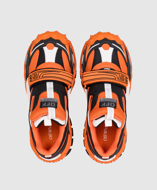 Off-White - Orange combination Glove Slip On sneakers Off-White - Orange combination Glove Slip On sneakers
