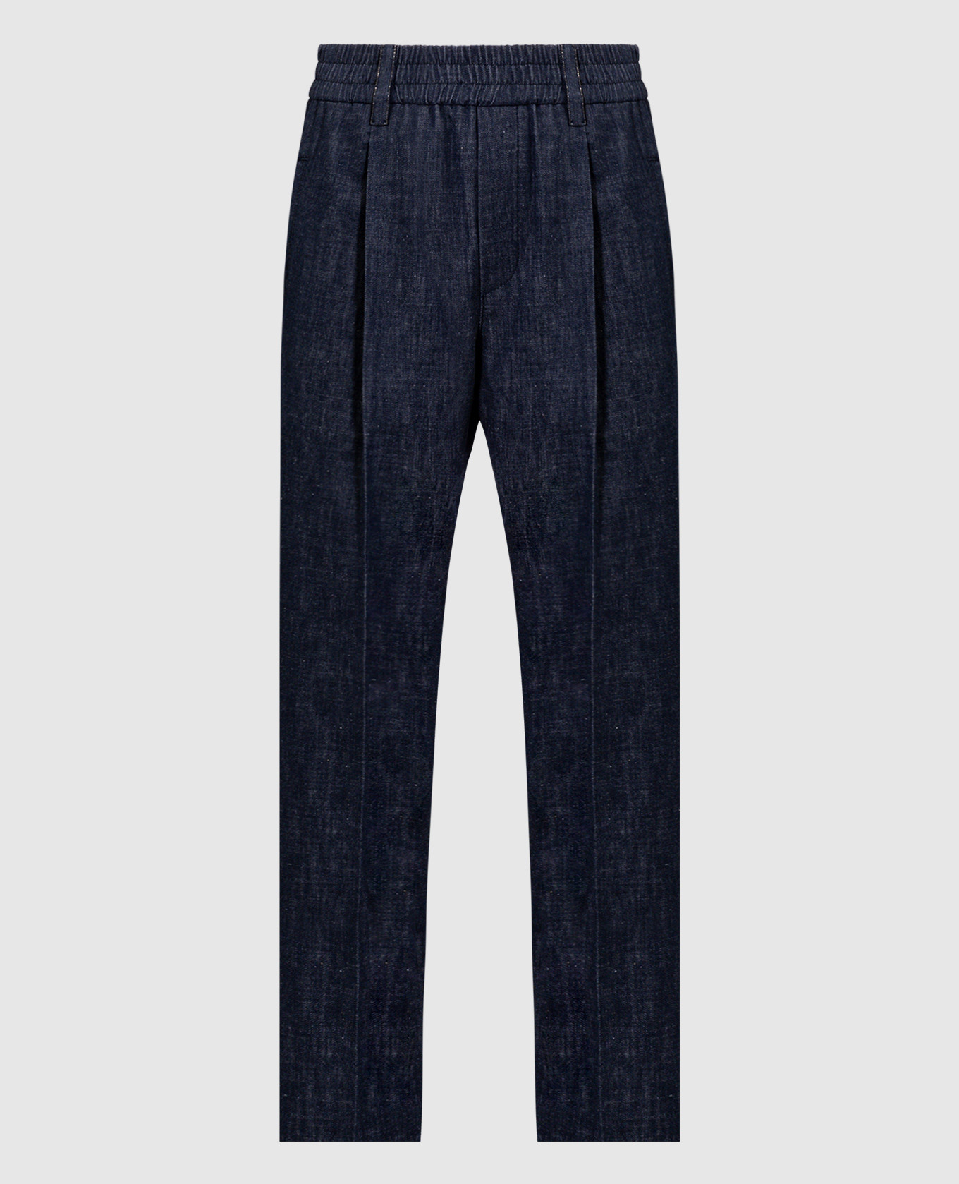 

Blue pants with monil chain Brunello Cucinelli