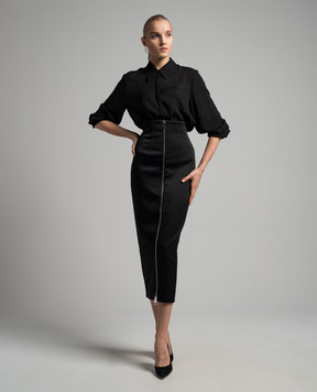 Khaite Ruddy black pencil skirt 41144070W4070