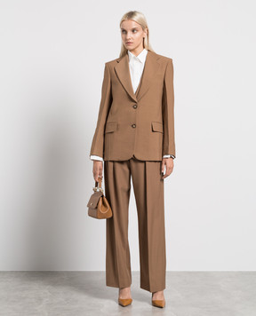 Victoria Beckham Brown pants 1323WTR004778A