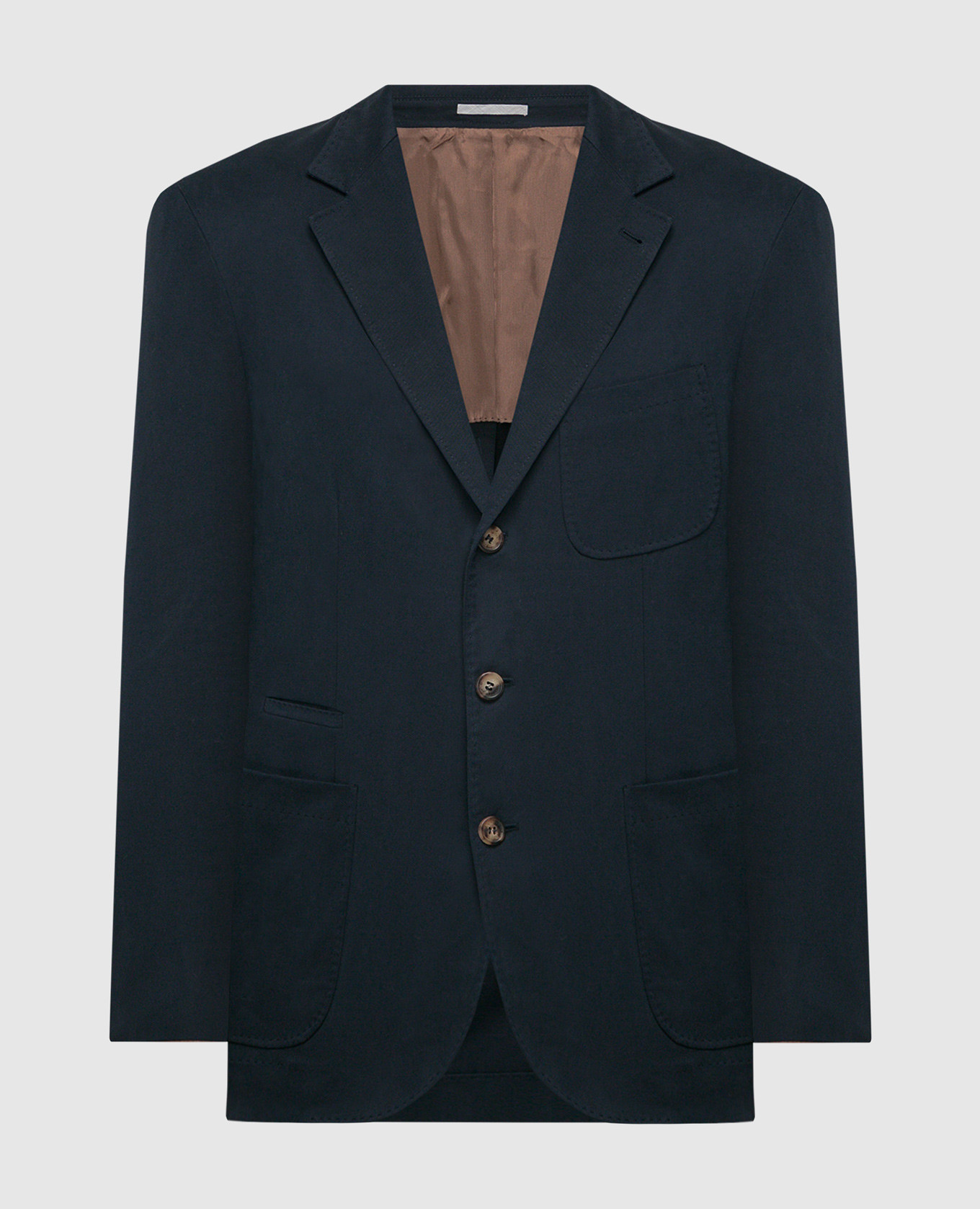 

Blue jacket Brunello Cucinelli, Синий
