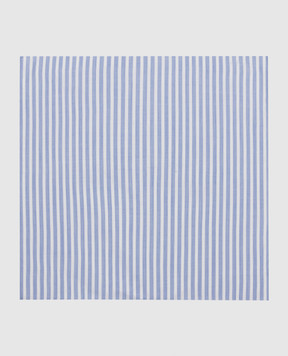Stefano Ricci Children's blue striped scarf YFZ25COLJ1974