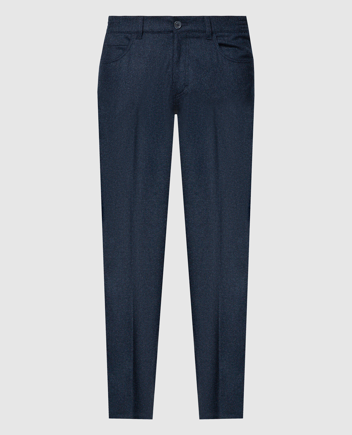 

Blue wool and cashmere pants Stefano Ricci