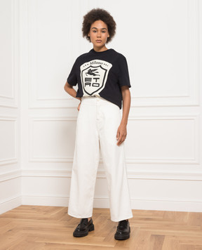 Etro White high rise jeans D134999009