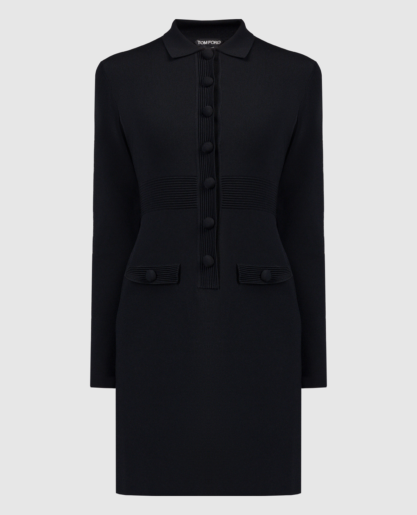 

Black mini polo dress Tom Ford, Черный