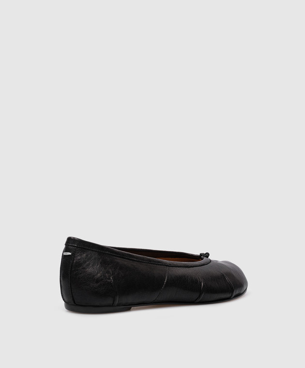 Maison Margiela - Tabi black leather ballet flats