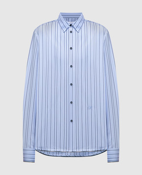 Off-White Blue striped shirt OMGE024F23FAB004
