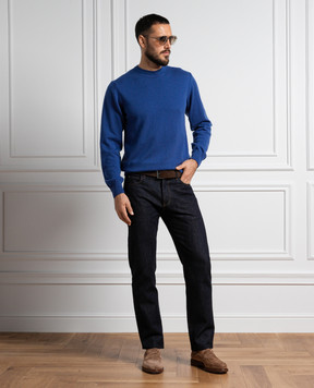 Cashmere&Whiskey Blue cashmere jumper 352N