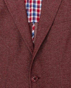 Stefano Ricci Children's burgundy blazer Y3RSGD2200WCT800