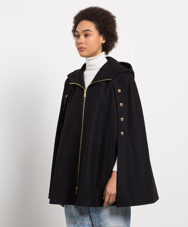 Versace Jeans Couture - Black cape 73HAT420N0141 - shop with