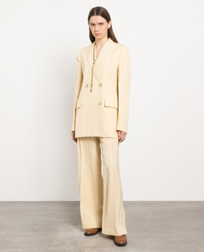 Jil Sander Yellow palazzo J01KA0105J65005