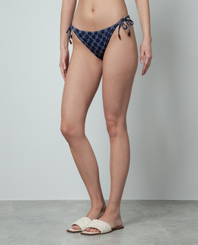 Vilebrequin Blue panties from the VBQ MONOGRAM swimsuit FLRC4H23