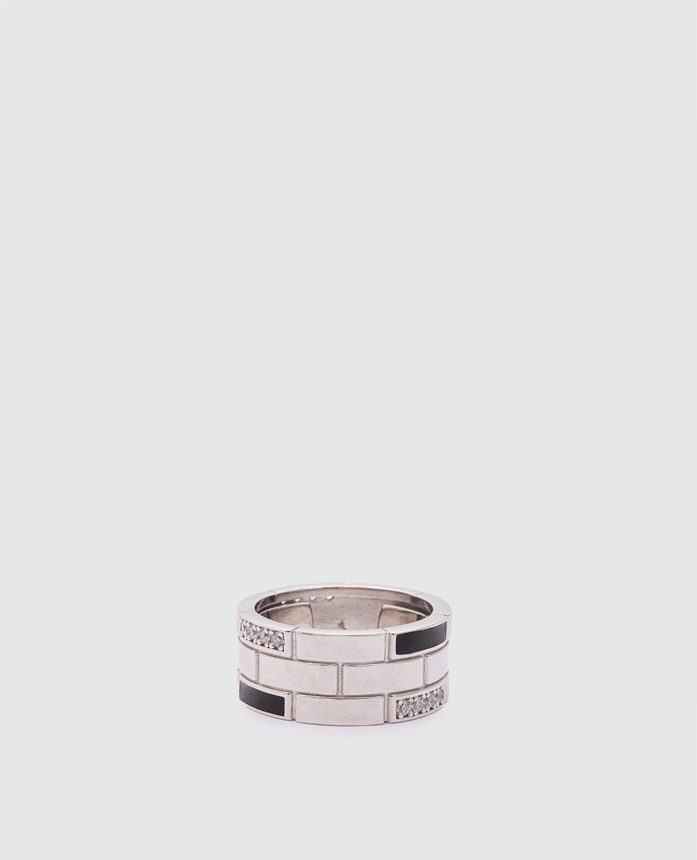 

Silver ring with zirconium Labrioro, Серебристый