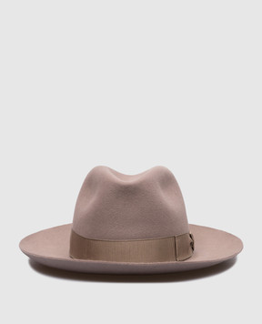 Borsalino Amedeo brown hat 110757