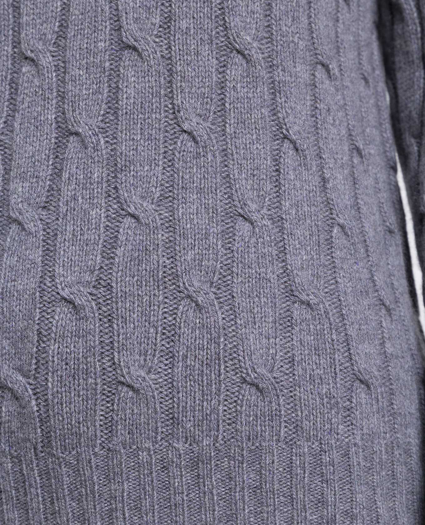 Gray sweater made of cashmere in a textured pattern Babe Pay Pls 5