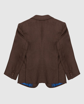 Stefano Ricci Children's jacket in wool and cashmere Y1RF7323T0HC4503